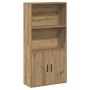 Estantería de madera de ingeniería roble artisan 60x24x120 cm von , Bücherregale und Regale - Ref: Foro24-860426, Preis: 76,4...