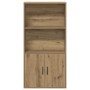 Estantería de madera de ingeniería roble artisan 60x24x120 cm von , Bücherregale und Regale - Ref: Foro24-860426, Preis: 76,4...