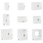 Mueble cocina Lucca blanco brillo 14 pzas madera contrachapada von , Küchenschränke - Ref: Foro24-3314983, Preis: 1,00 €, Rab...