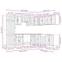 Mueble de cocina Lucca blanco 14 piezas madera contrachapada von , Küchenschränke - Ref: Foro24-3314981, Preis: 1,00 €, Rabat...