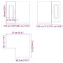 Armario cocina esquina de pared Kalmar madera ingeniería negra von , Küchenschränke - Ref: Foro24-853618, Preis: 84,88 €, Rab...