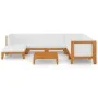 Garden furniture and cushions set 8 pieces solid acacia wood by vidaXL, Garden sets - Ref: Foro24-3058124, Price: 872,83 €, D...