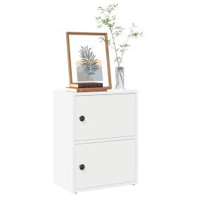 Estantería de madera de ingeniería blanca 40x24x52 cm de , Librerías y estanterías - Ref: Foro24-860355, Precio: 42,16 €, Des...
