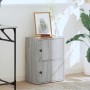 Estantería de madera de ingeniería gris sonoma 40x24x52 cm de , Librerías y estanterías - Ref: Foro24-860360, Precio: 42,57 €