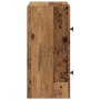 Estantería madera de ingeniería color envejecido 40x24x52 cm by , Bookcases and shelves - Ref: Foro24-860362, Price: 40,35 €,...