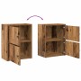 Estantería madera de ingeniería color envejecido 40x24x52 cm by , Bookcases and shelves - Ref: Foro24-860362, Price: 40,35 €,...