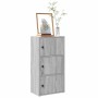 Estantería madera de ingeniería gris sonoma 40x24x77 cm de , Librerías y estanterías - Ref: Foro24-860369, Precio: 52,16 €, D...