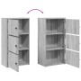 Estantería madera de ingeniería gris sonoma 40x24x77 cm de , Librerías y estanterías - Ref: Foro24-860369, Precio: 52,16 €, D...