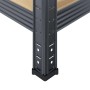 Estante almacenaje 5 niveles 4 uds acero y madera contrachapada by , Industrial shelving - Ref: Foro24-3307589, Price: 137,87...