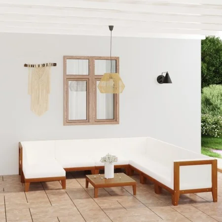 Garden furniture and cushions set 9 pieces solid acacia wood by vidaXL, Garden sets - Ref: Foro24-3058132, Price: 1,00 €, Dis...