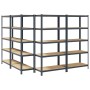 Estante almacenaje 5 niveles 4 uds acero y madera contrachapada von , Industrieregale - Ref: Foro24-3307610, Preis: 245,06 €,...