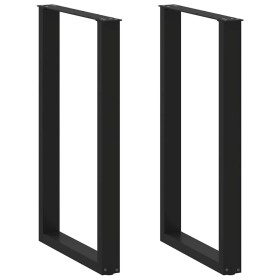 Patas de mesa de centro forma U 2uds acero negro 60x(100-101)cm von , Tischbeine - Ref: Foro24-4013236, Preis: 138,18 €, Raba...