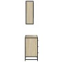 Set de muebles de baño 2 pzas madera contrachapada roble Sonoma de , Muebles de baño - Ref: Foro24-3300931, Precio: 195,04 €,...