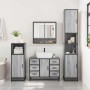 Set de muebles de baño 2 pzas madera contrachapada gris sonoma von , Badezimmermöbel - Ref: Foro24-3300933, Preis: 205,17 €, ...