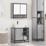 Set de muebles de baño 2 pzas madera contrachapada gris sonoma von , Badezimmermöbel - Ref: Foro24-3300938, Preis: 156,42 €, ...