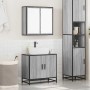 Set de muebles de baño 2 pzas madera contrachapada gris sonoma von , Badezimmermöbel - Ref: Foro24-3300888, Preis: 141,56 €, ...