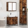 Set de muebles baño 2 pzas madera contrachapada roble ahumado von , Badezimmermöbel - Ref: Foro24-3300897, Preis: 168,12 €, R...