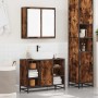 Set de muebles baño 2 pzas madera contrachapada roble ahumado by , Bathroom furniture - Ref: Foro24-3300912, Price: 150,66 €,...