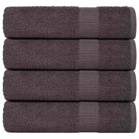Toallas de baño 4 uds antracita 100x150 cm 360 gsm 100% algodón de , Toallas - Ref: Foro24-136690, Precio: 45,97 €, Descuento: %