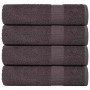 Toallas de baño 4 uds antracita 100x150 cm 360 gsm 100% algodón de , Toallas - Ref: Foro24-136690, Precio: 46,94 €, Descuento: %