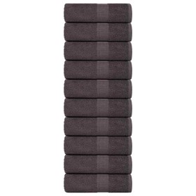 Toallitas de baño 10 uds antracita 15x21cm 360 gsm 100% algodón by , Towels - Ref: Foro24-136671, Price: 18,13 €, Discount: %