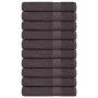 Toallas 10 uds 100% algodón antracita 100x200 cm 600 gsm von , Handtücher - Ref: Foro24-136699, Preis: 166,15 €, Rabatt: %