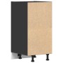Armario inferior de cocina contrachapada negro 40x44,5x81,5 cm von , Küchenschränke - Ref: Foro24-854203, Preis: 62,90 €, Rab...