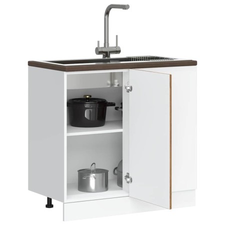 Mueble bajo de cocina porto madera vieja madera reconstituida von , Küchenschränke - Ref: Foro24-854306, Preis: 81,34 €, Raba...