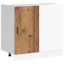 Mueble bajo de cocina porto madera vieja madera reconstituida von , Küchenschränke - Ref: Foro24-854306, Preis: 81,34 €, Raba...