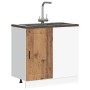 Mueble bajo de cocina porto madera vieja madera reconstituida von , Küchenschränke - Ref: Foro24-854306, Preis: 81,34 €, Raba...