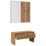 Set de muebles recibidor madera contrachapada roble artesanal von , Bänke für Hallen und Lager - Ref: Foro24-857020, Preis: 9...