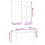 Set de muebles recibidor madera contrachapada roble artesanal von , Bänke für Hallen und Lager - Ref: Foro24-857020, Preis: 9...