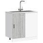 Mueble bajo de cocina porto gris sonoma madera reconstituida von , Küchenschränke - Ref: Foro24-854304, Preis: 83,65 €, Rabat...