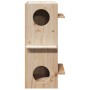Casa para gatos madera maciza pino 43x43x90 cm von , Katzenmöbel - Ref: Foro24-859298, Preis: 88,35 €, Rabatt: %