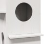 Casa para gatos madera maciza pino blanca 43x43x60 cm von , Katzenmöbel - Ref: Foro24-859302, Preis: 69,44 €, Rabatt: %