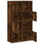 Estantería madera de ingeniería roble ahumado 60x24x101,5 cm by , Bookcases and shelves - Ref: Foro24-860395, Price: 76,08 €,...