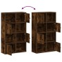 Estantería madera de ingeniería roble ahumado 60x24x101,5 cm de , Librerías y estanterías - Ref: Foro24-860395, Precio: 79,45 €