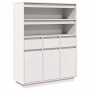 Aparador alto de madera maciza de pino blanco 89x34x116,5 cm by , Sideboards - Ref: Foro24-861112, Price: 198,00 €, Discount: %