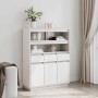 Aparador alto de madera maciza de pino blanco 89x34x116,5 cm by , Sideboards - Ref: Foro24-861112, Price: 198,00 €, Discount: %