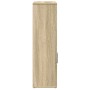Estantería de madera de ingeniería roble sonoma 60x24x85 cm