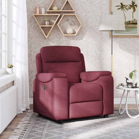 Sillón reclinable de tela rojo tinto von , Sessel - Ref: Foro24-4015683, Preis: 188,89 €, Rabatt: %