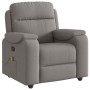 Sillón de masaje reclinable de tela gris taupé by , Armchairs - Ref: Foro24-4015697, Price: 241,36 €, Discount: %