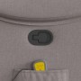Sillón de masaje reclinable de tela gris taupé de , Sillones - Ref: Foro24-4015697, Precio: 241,25 €