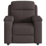 Sillón de masaje reclinable de tela marrón oscuro by , Armchairs - Ref: Foro24-4015695, Price: 219,02 €, Discount: %