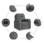 Sillón reclinable de tela gris oscuro von , Sessel - Ref: Foro24-4015681, Preis: 240,74 €, Rabatt: %