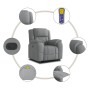 Sillón reclinable de masaje de tela gris claro von , Sessel - Ref: Foro24-4015710, Preis: 248,81 €, Rabatt: %