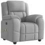 Sillón de masaje reclinable de tela gris nube by , Armchairs - Ref: Foro24-4015719, Price: 248,36 €, Discount: %
