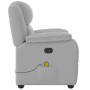 Sillón de masaje reclinable de tela gris nube by , Armchairs - Ref: Foro24-4015719, Price: 248,36 €, Discount: %