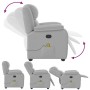 Sillón de masaje reclinable de tela gris nube by , Armchairs - Ref: Foro24-4015719, Price: 248,36 €, Discount: %