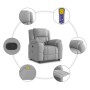 Sillón de masaje reclinable de tela gris nube by , Armchairs - Ref: Foro24-4015719, Price: 248,36 €, Discount: %